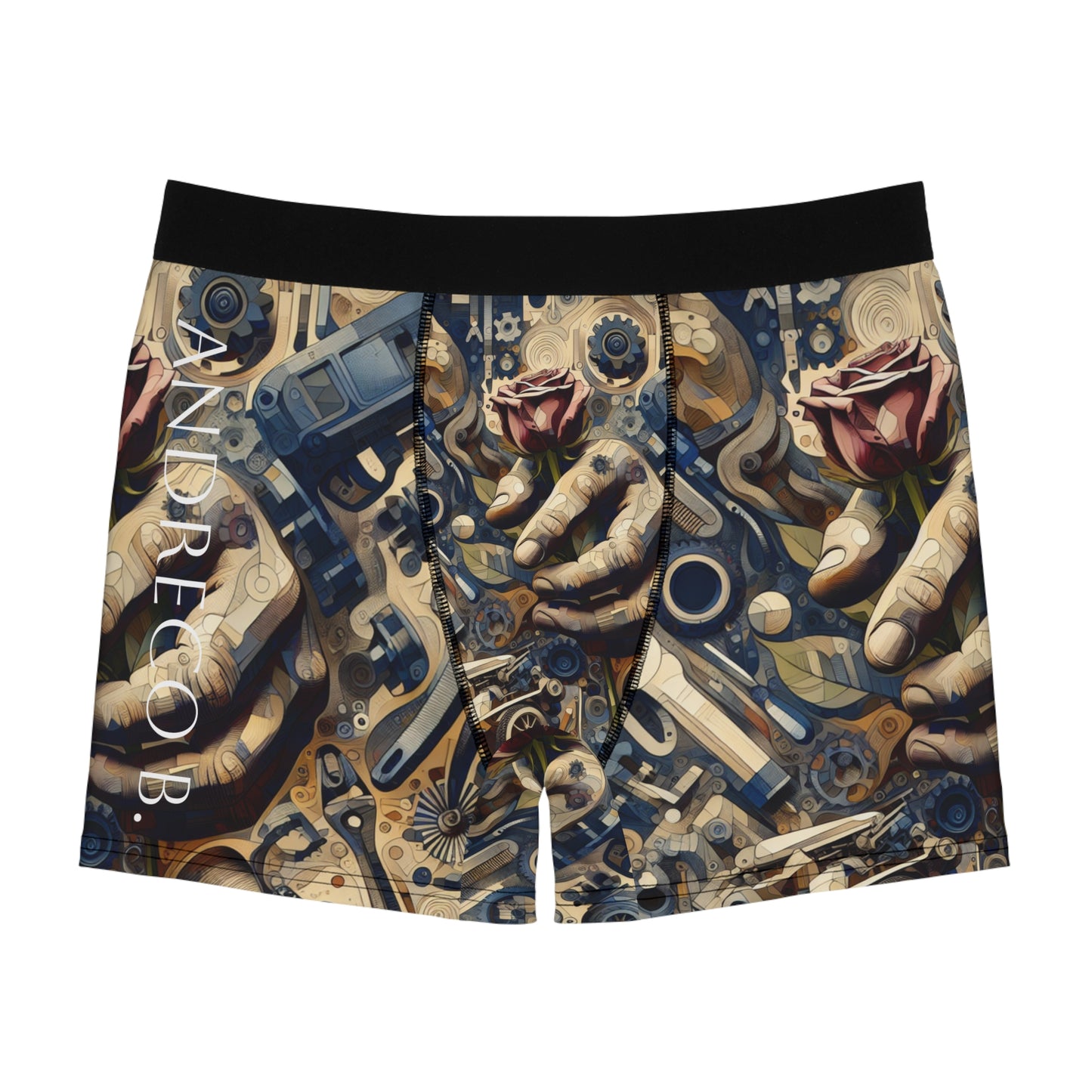 Andreco B. Men's Boxer Briefs (AOP)