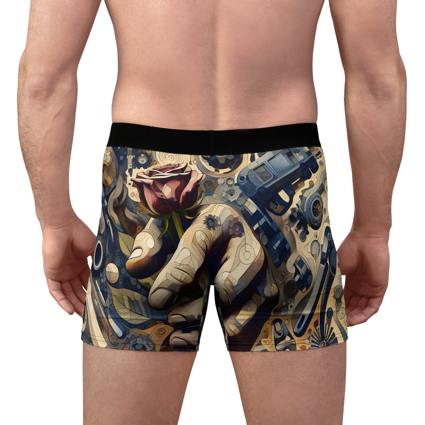 Andreco B. Men's Boxer Briefs (AOP)