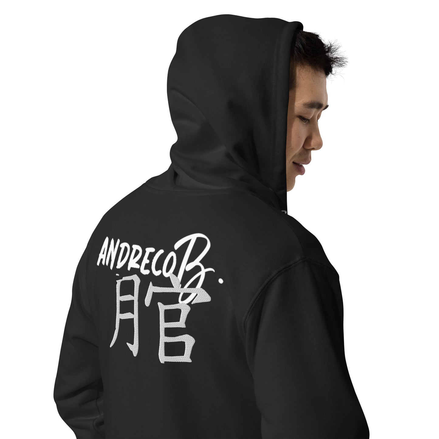 Andreco B. .2 fleece zip up hoodie
