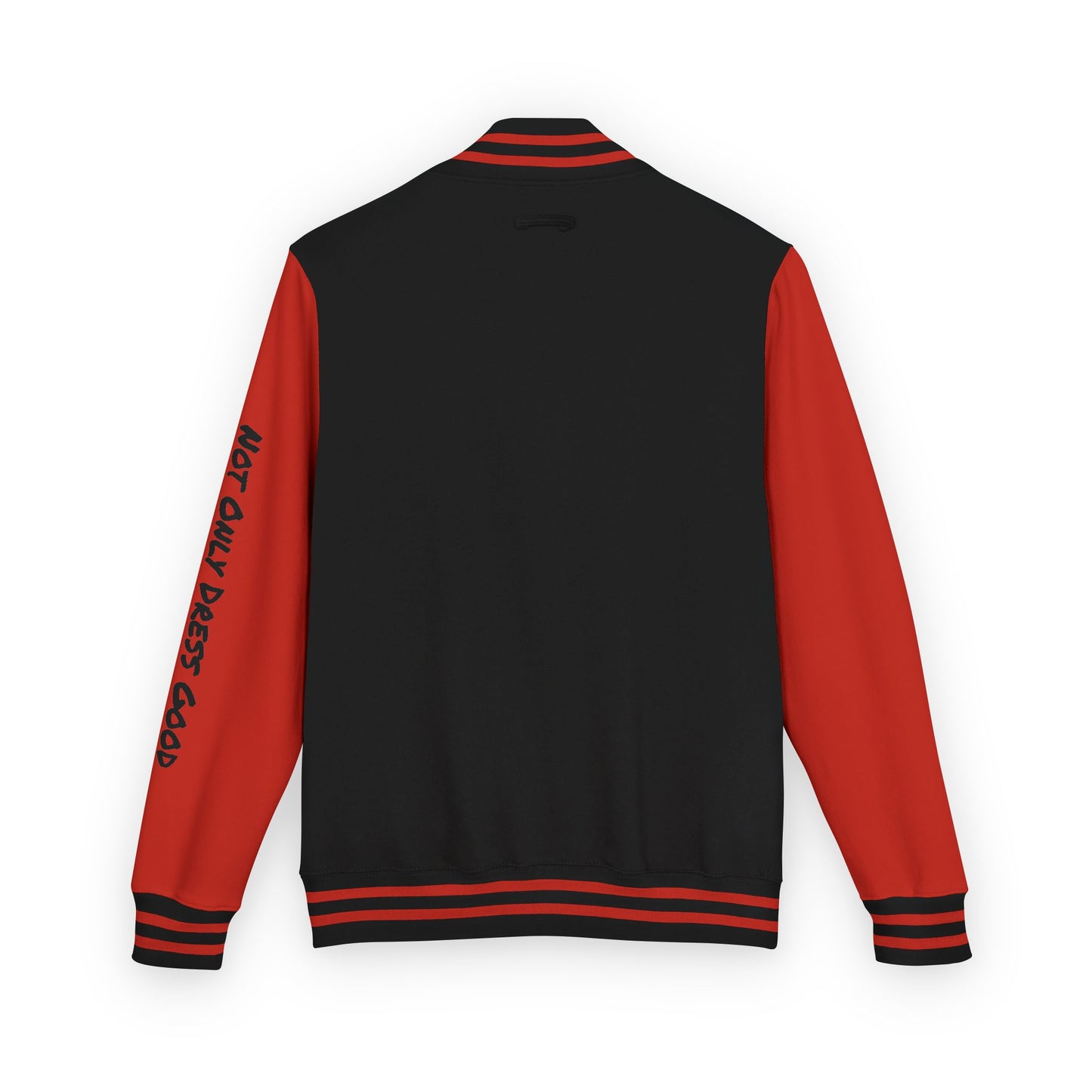 Andreco B. Letterman Jacket — 'Fast Class' Black & White Varsity Bomber
