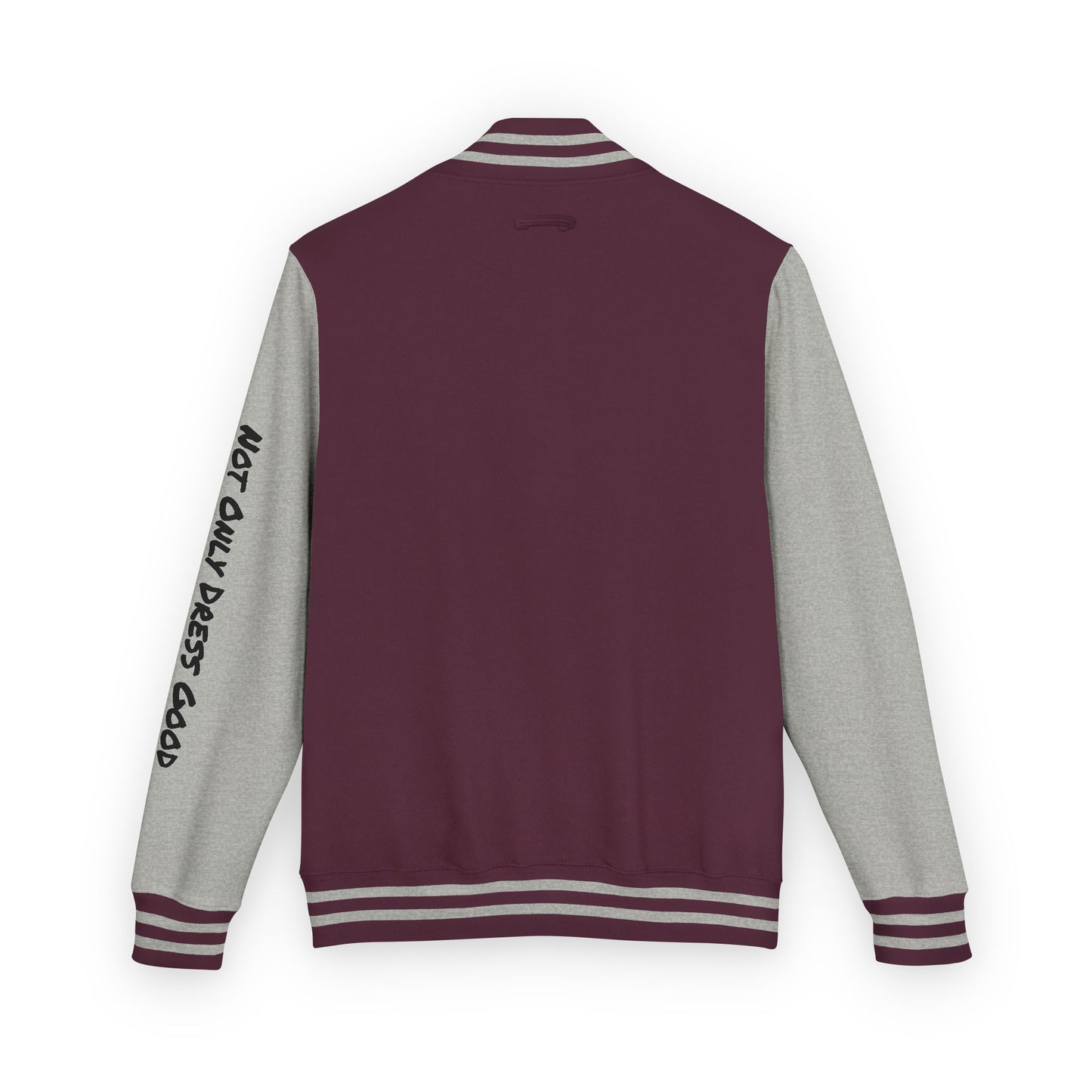 Andreco B. Letterman Jacket — 'Fast Class' Black & White Varsity Bomber