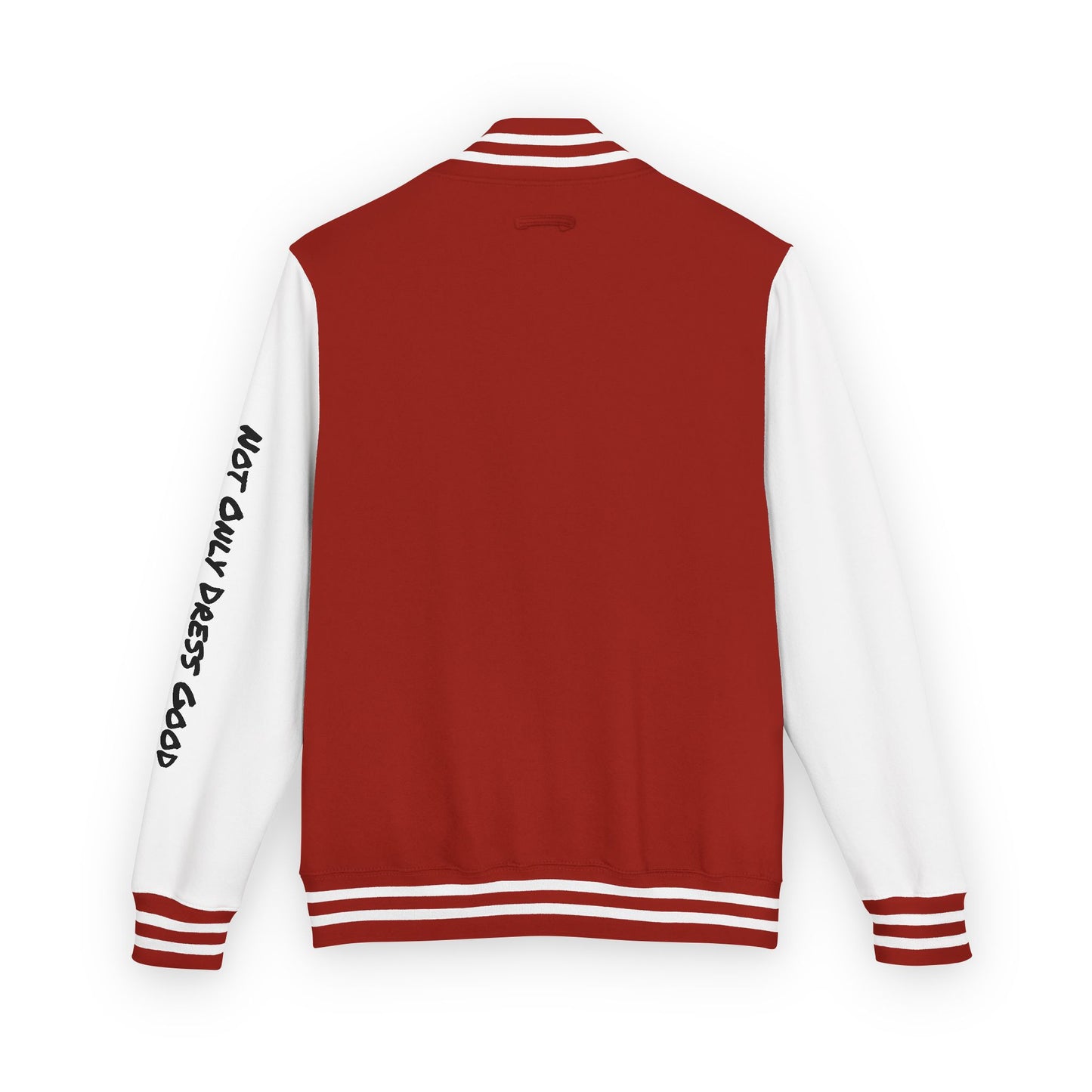 Andreco B. Letterman Jacket — 'Fast Class' Black & White Varsity Bomber