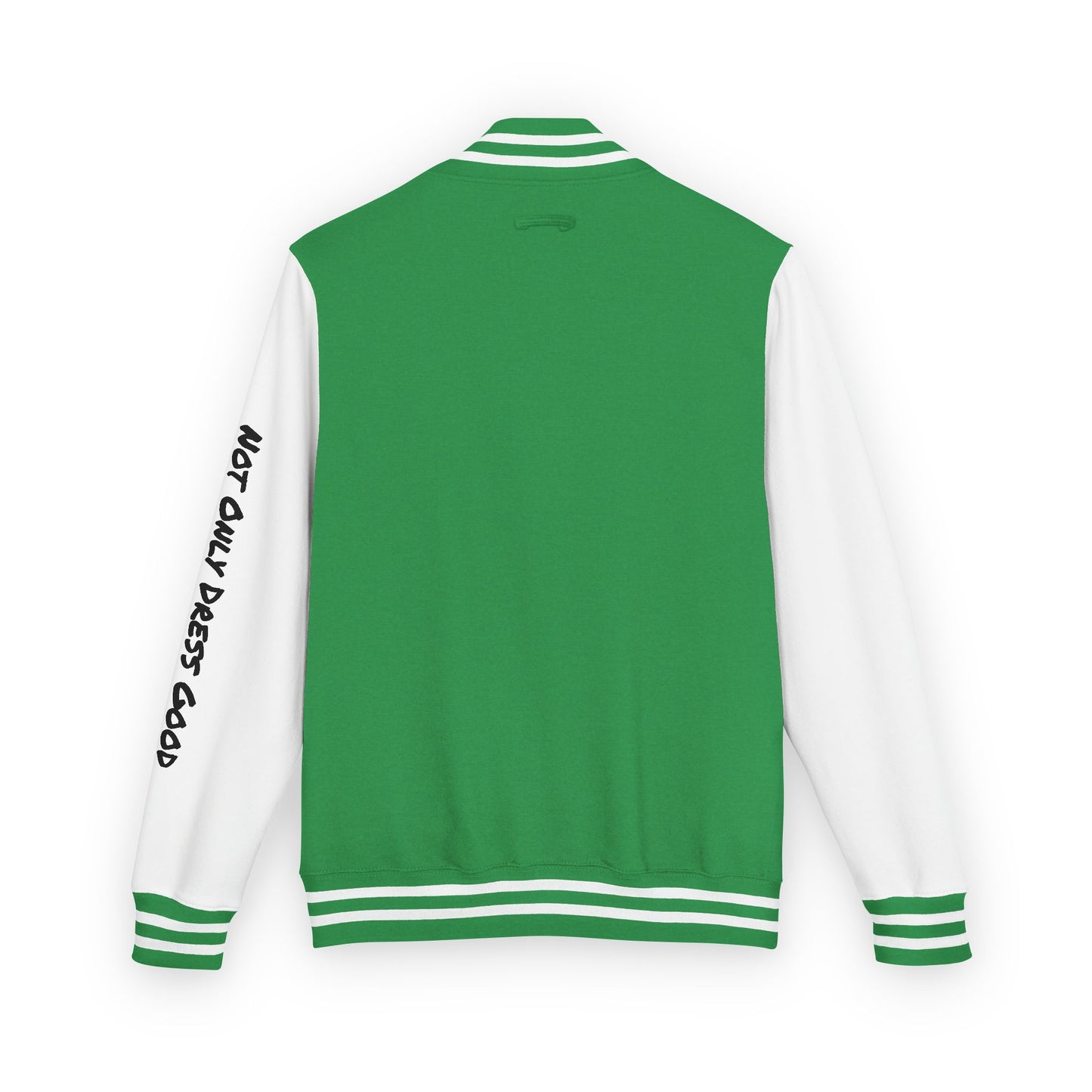 Andreco B. Letterman Jacket — 'Fast Class' Black & White Varsity Bomber