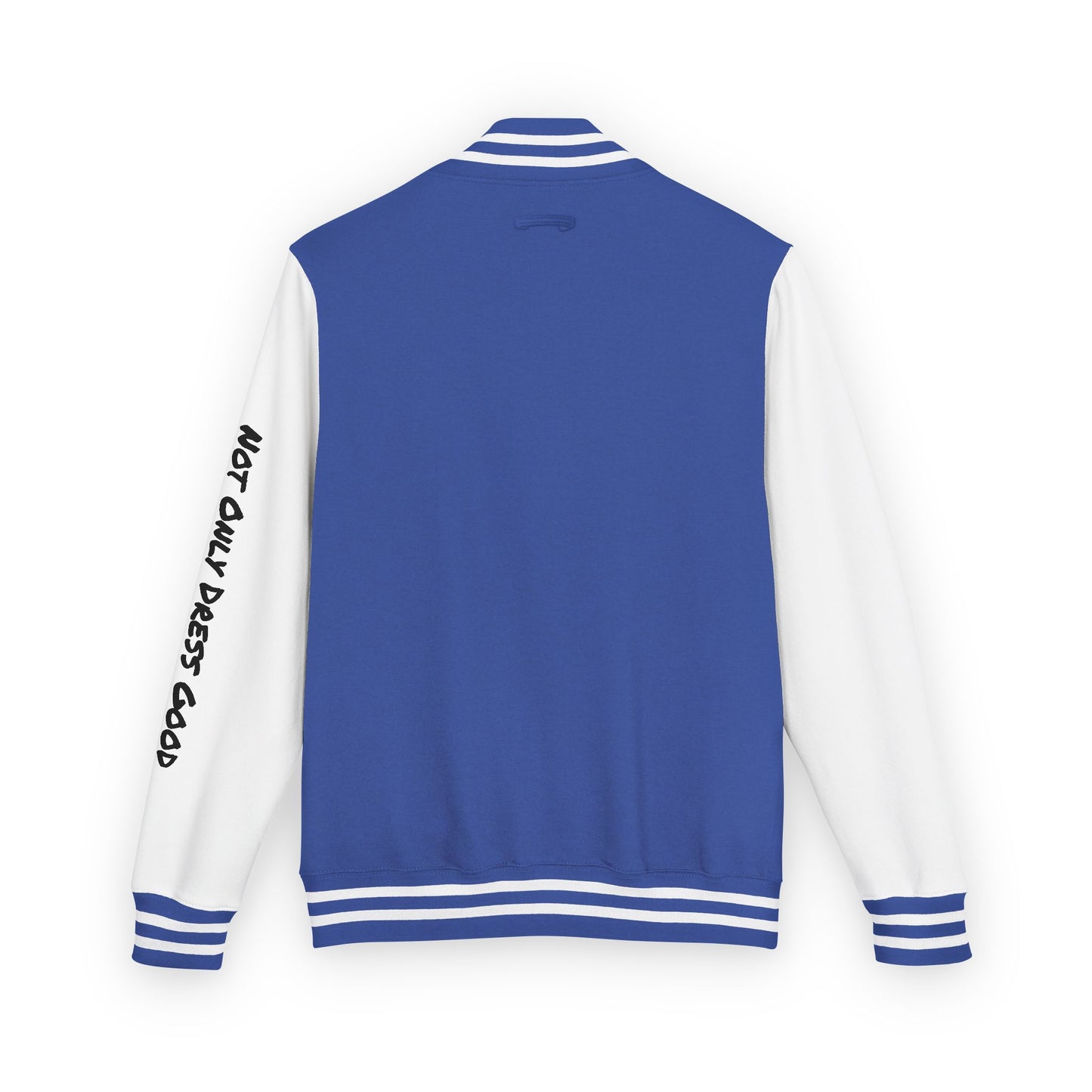 Andreco B. Letterman Jacket — 'Fast Class' Black & White Varsity Bomber