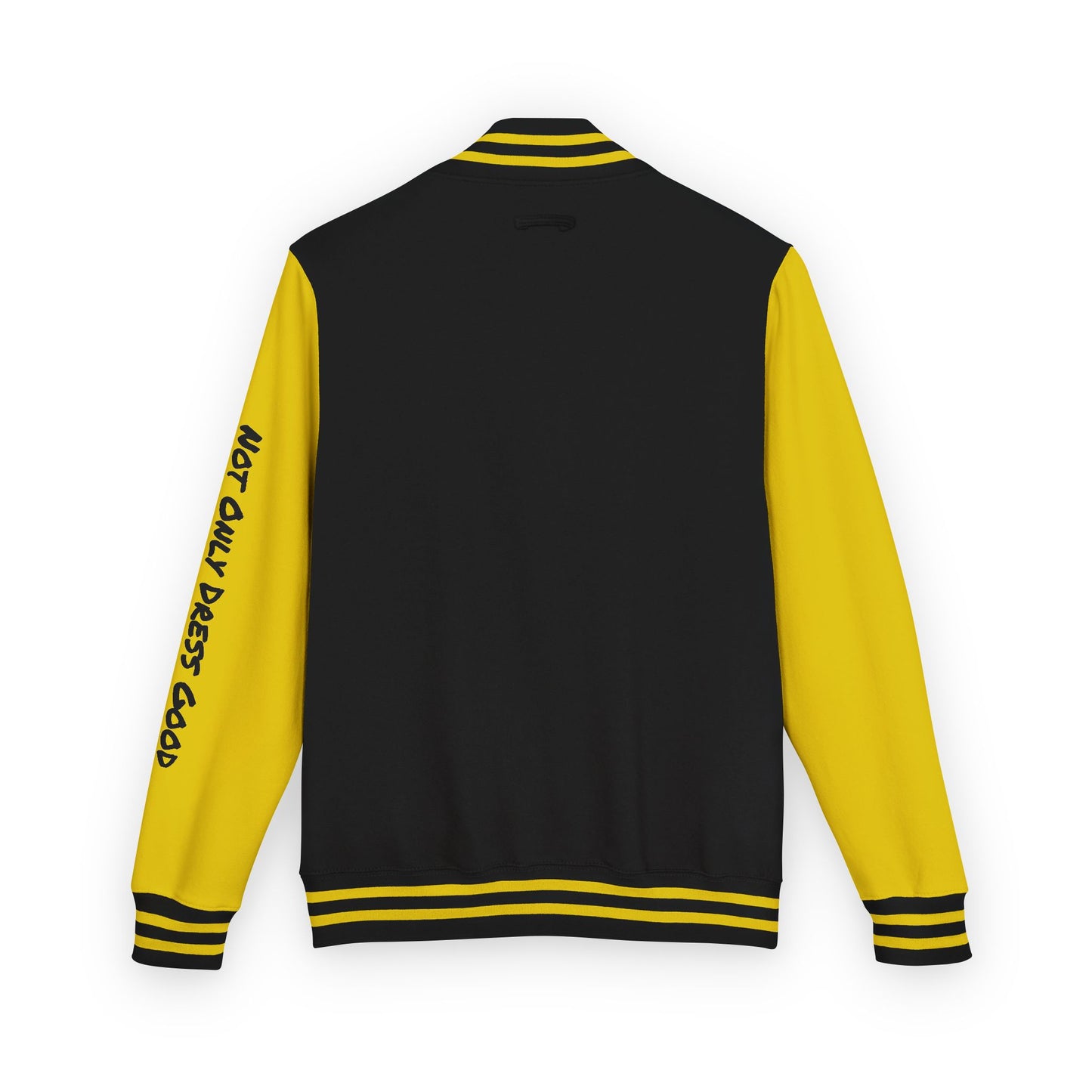 Andreco B. Letterman Jacket — 'Fast Class' Black & White Varsity Bomber