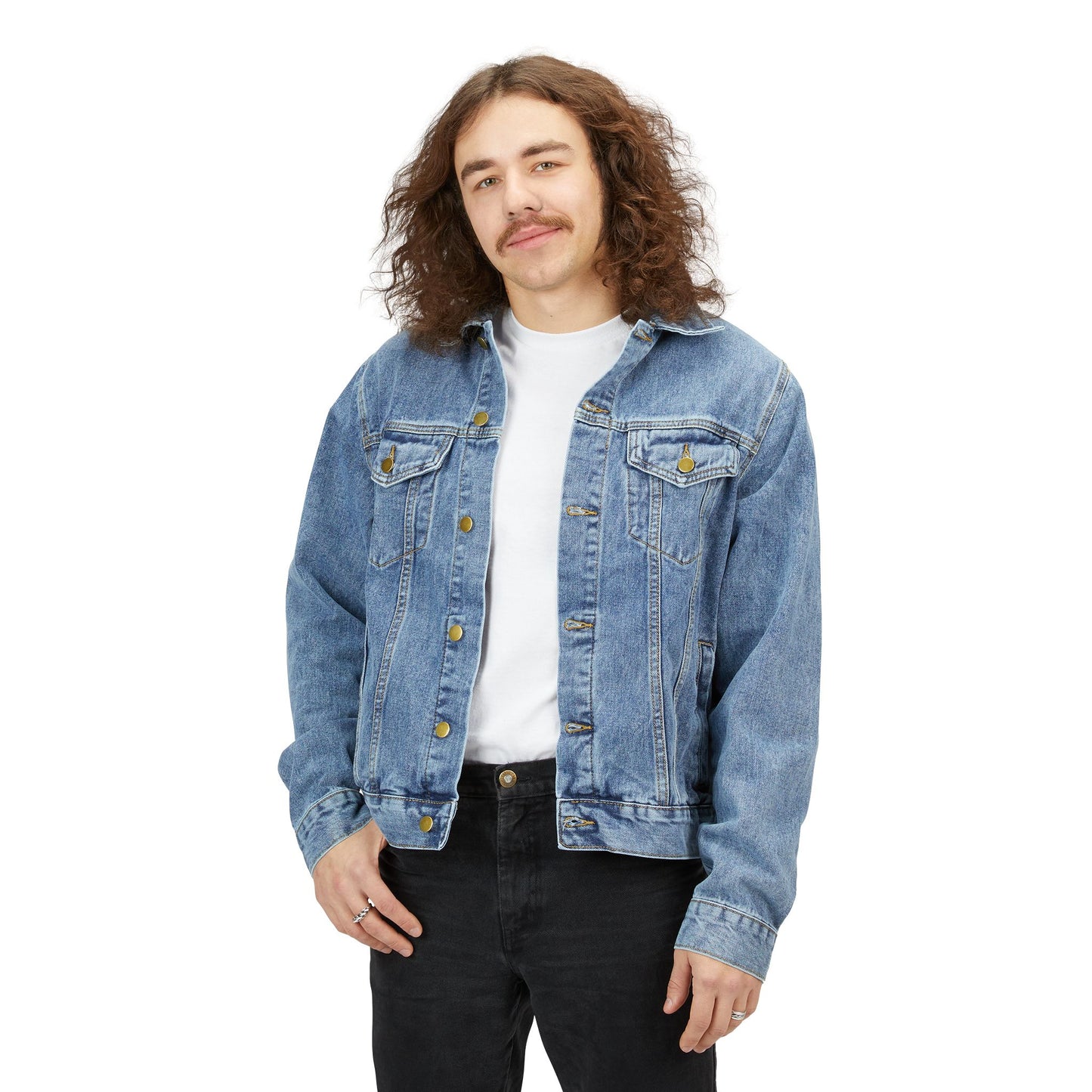 Andreco B. Denim Jacket — LINNcinnati Street Map Back Patch