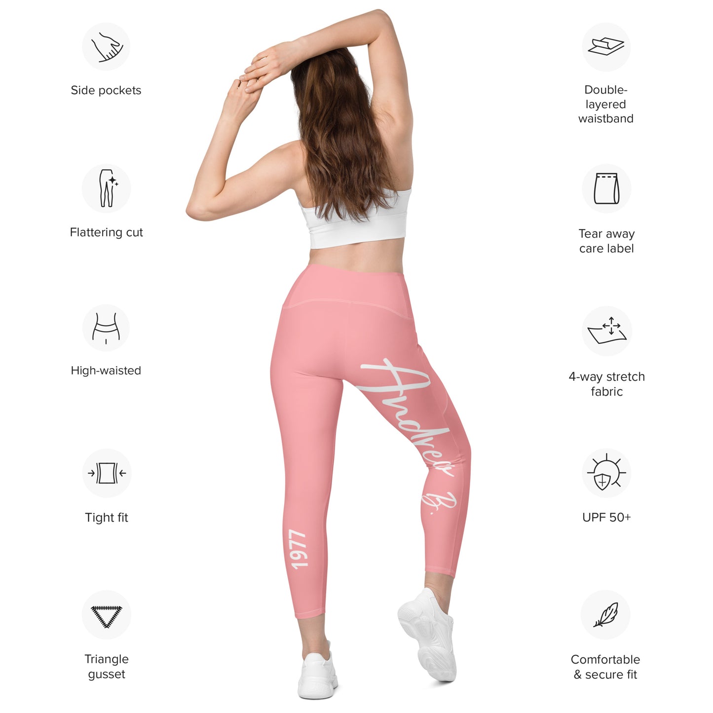 Andreco B. Leggings with pockets