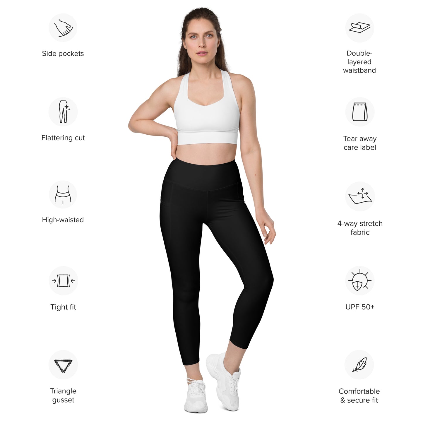 Andreco B. Leggings with pockets