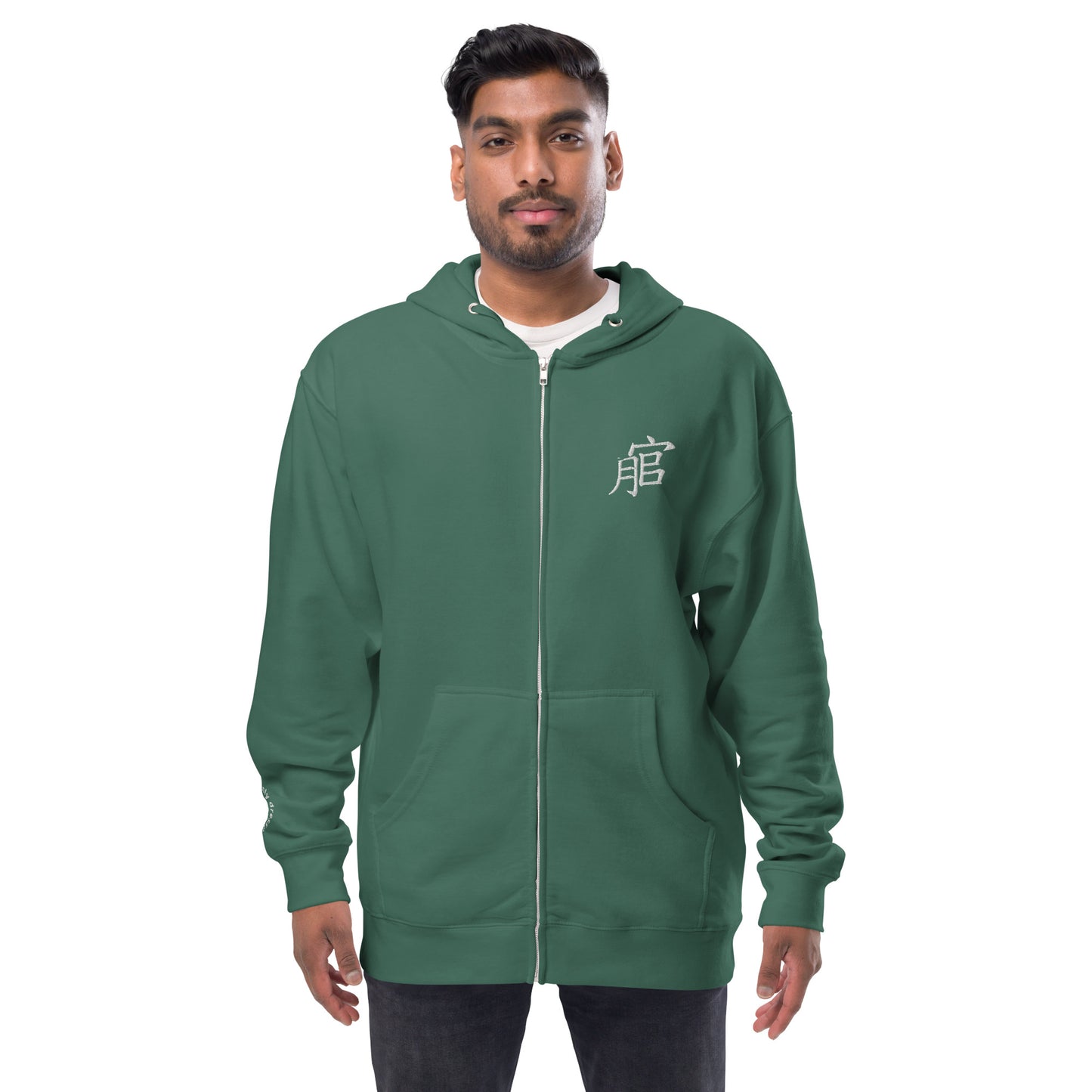 Andreco B.fleece zip up hoodie