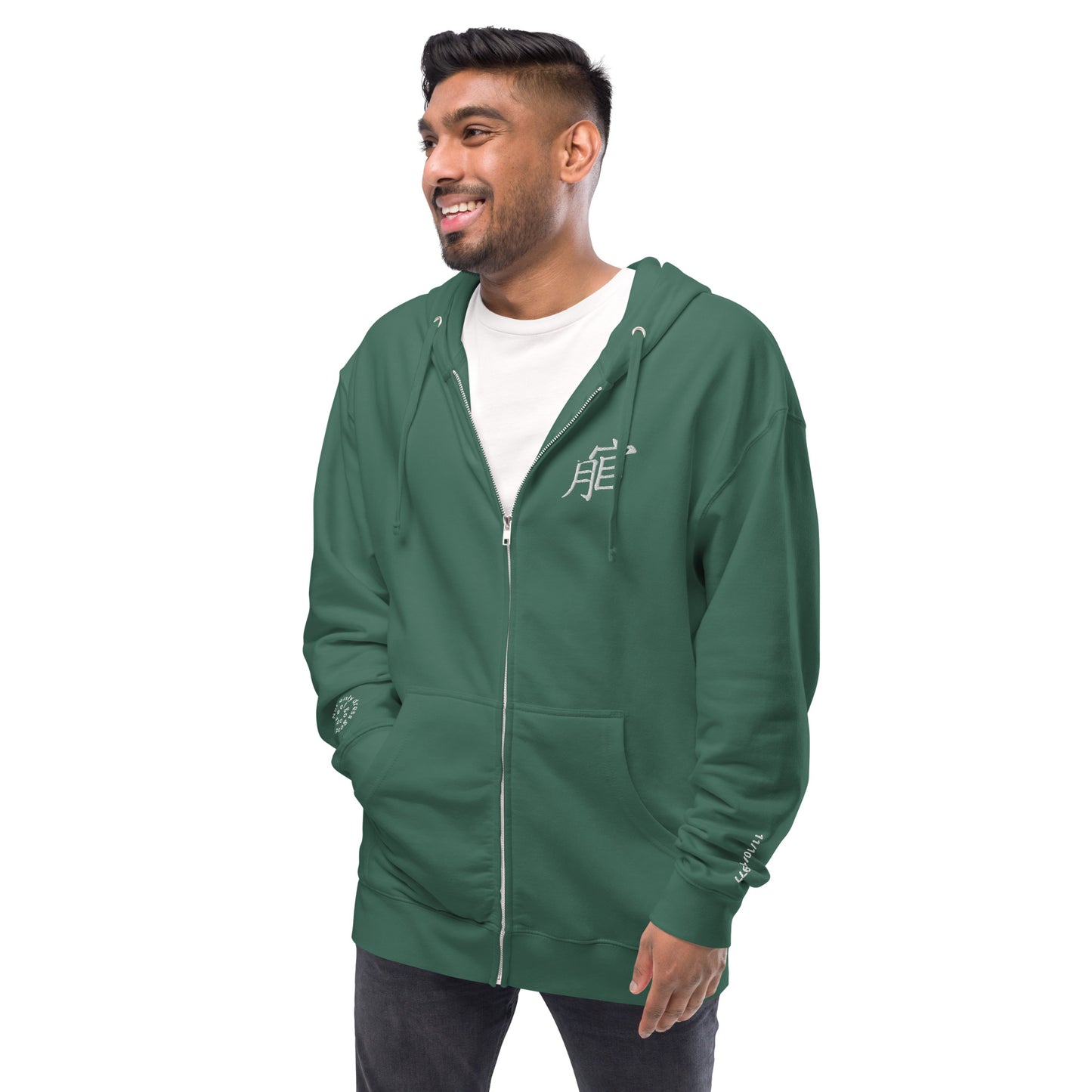 Andreco B.fleece zip up hoodie