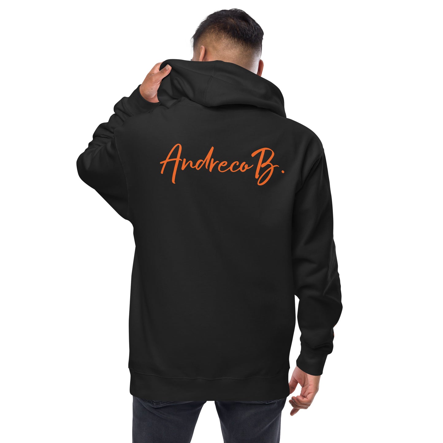 Andreco B. fleece zip up hoodie