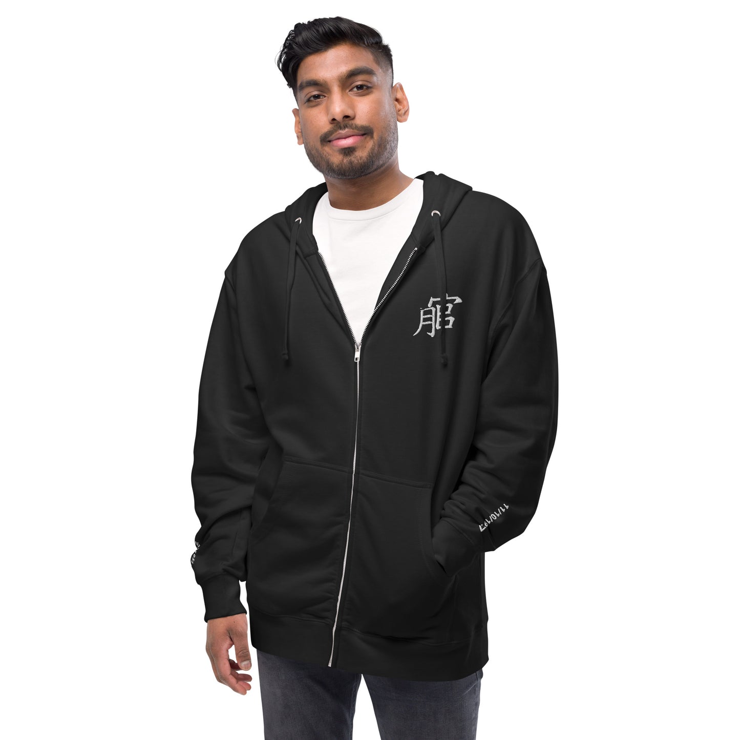 Andreco B.fleece zip up hoodie