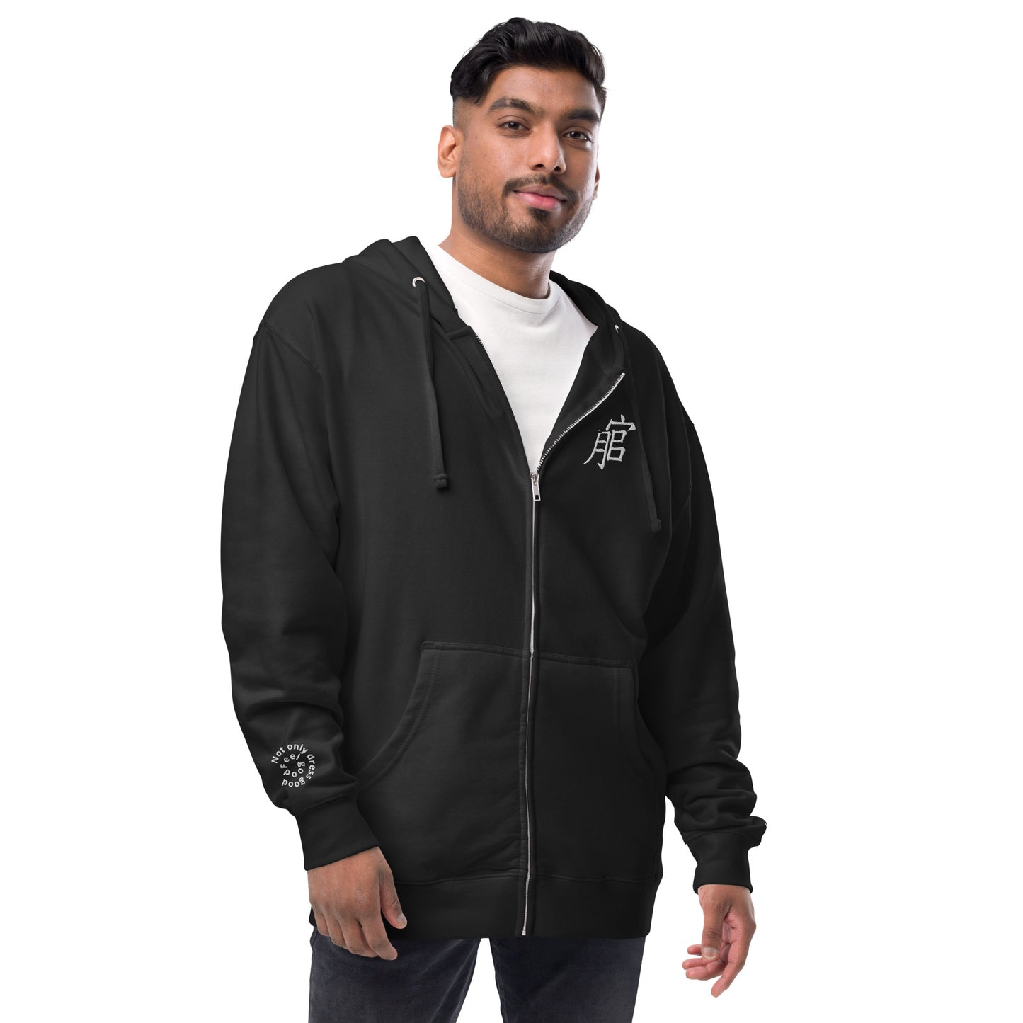 Andreco B.fleece zip up hoodie