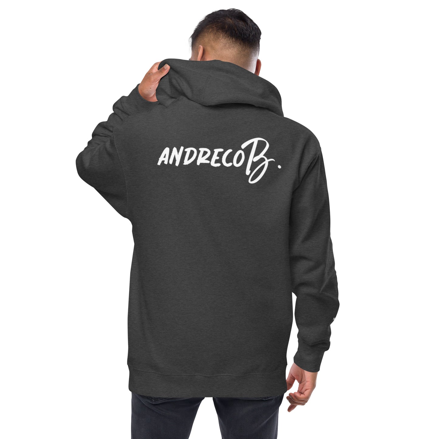 Andreco B. .2 fleece zip up hoodie
