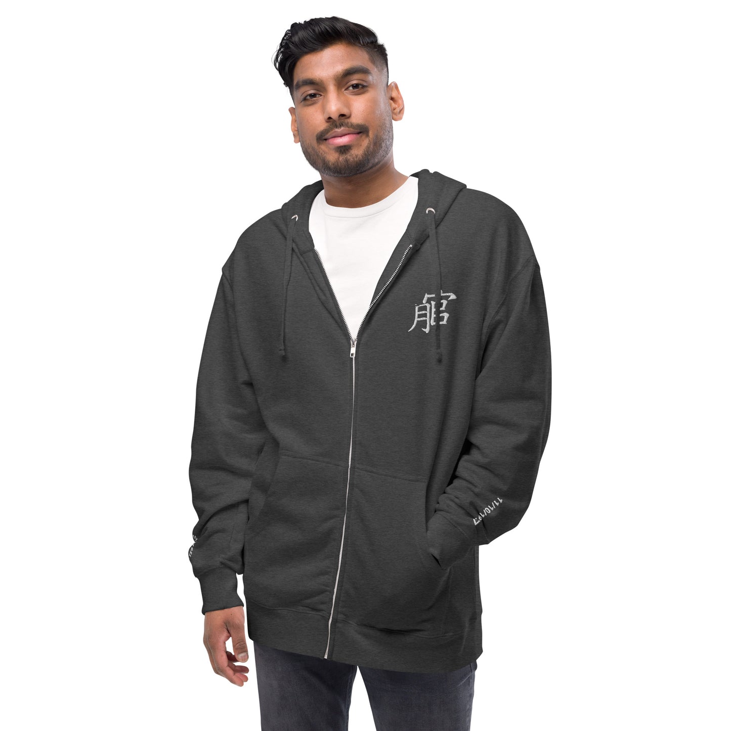 Andreco B.fleece zip up hoodie