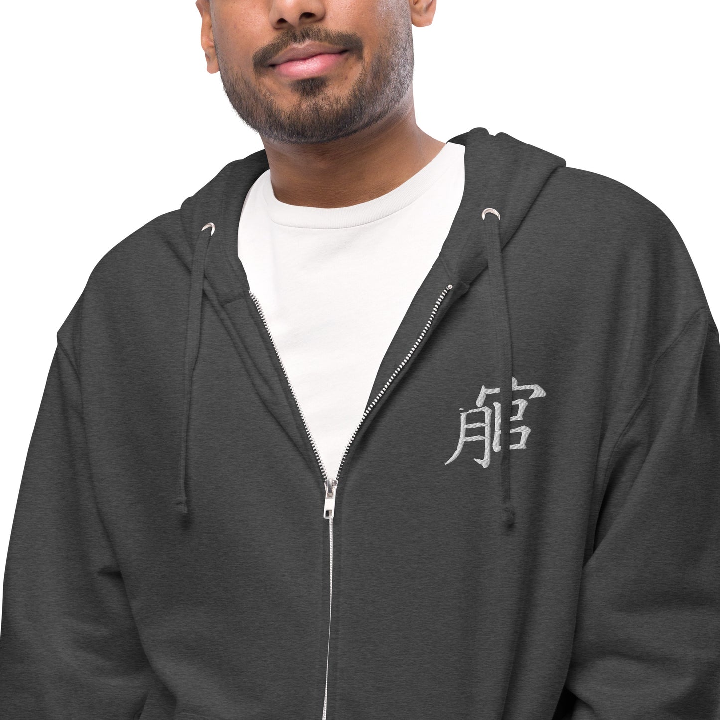 Andreco B.fleece zip up hoodie