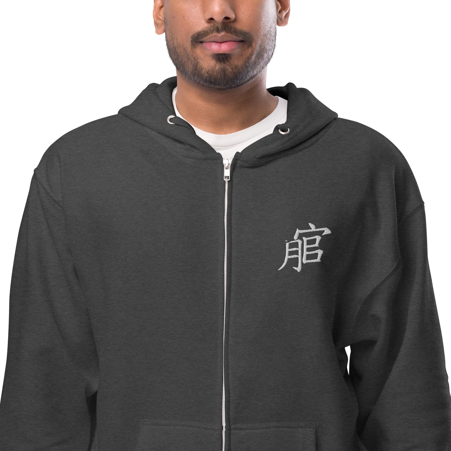 Andreco B.fleece zip up hoodie