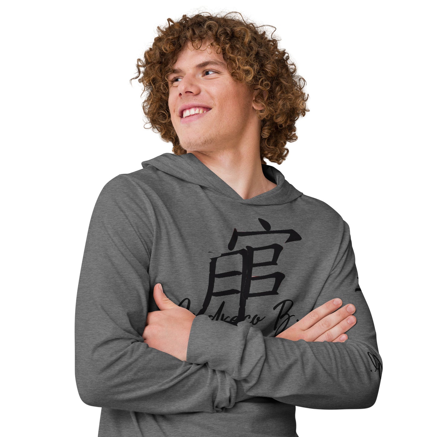 Andreco B. Hooded long-sleeve tee