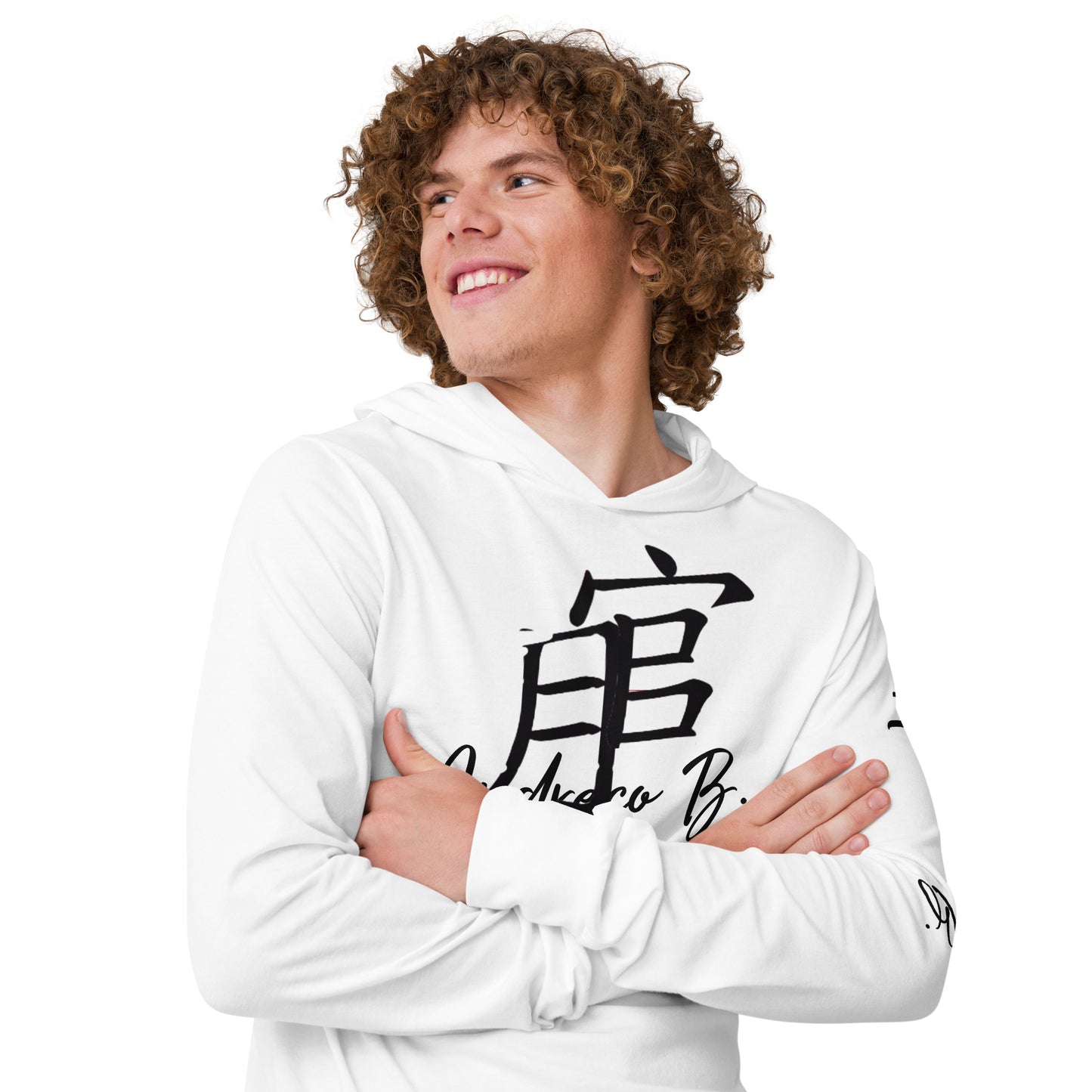 Andreco B. Hooded long-sleeve tee