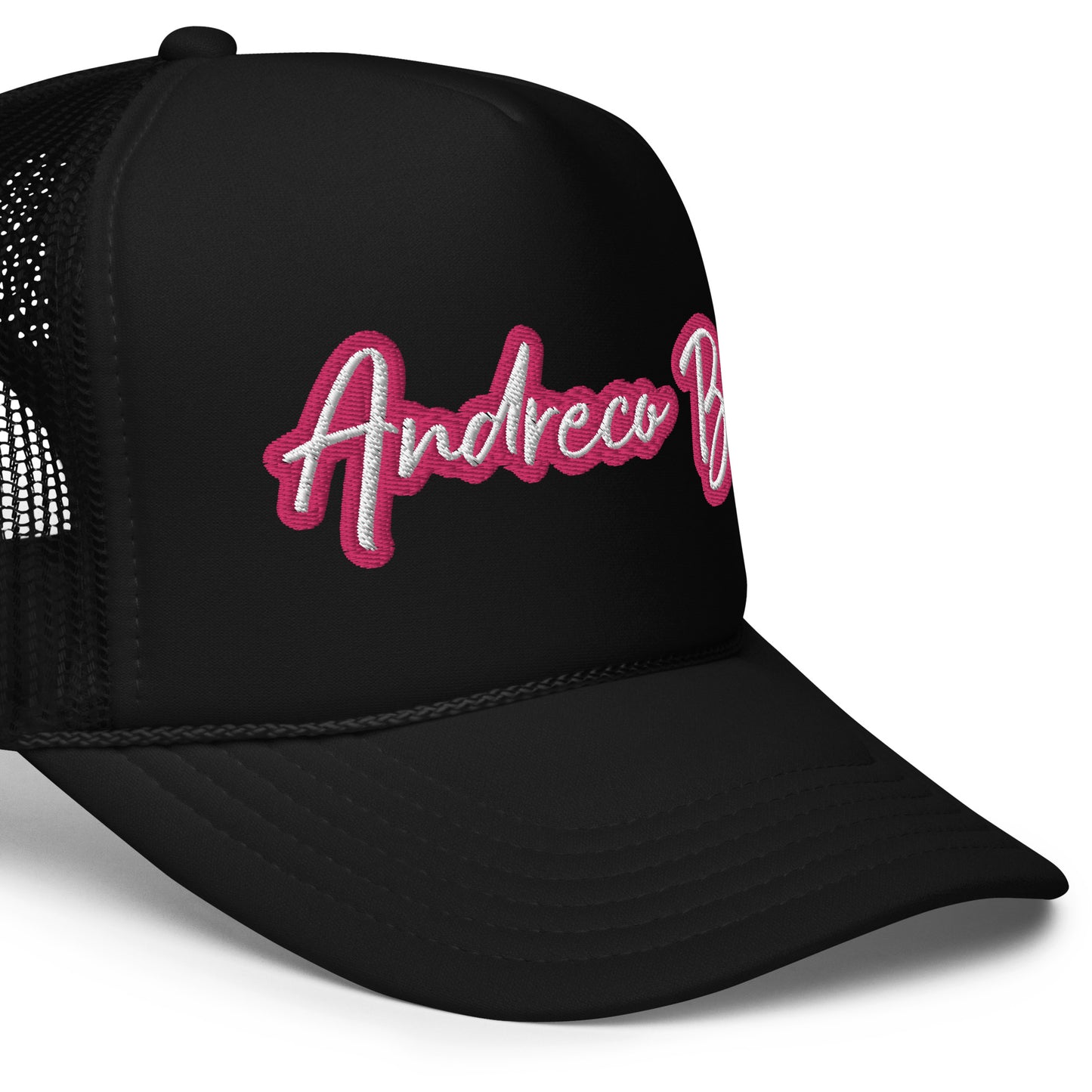 Andreco Bradford’s “Andreco B.” Foam trucker hat