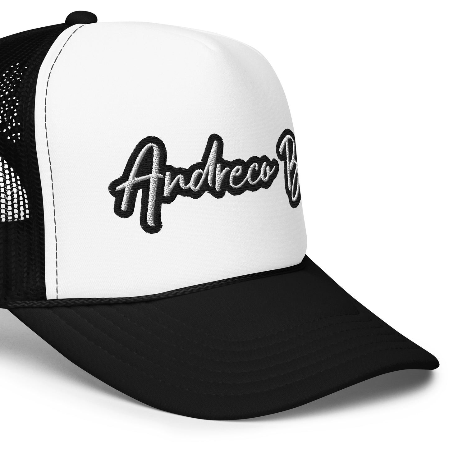 Andreco Bradford’s “Andreco B” Foam trucker hat