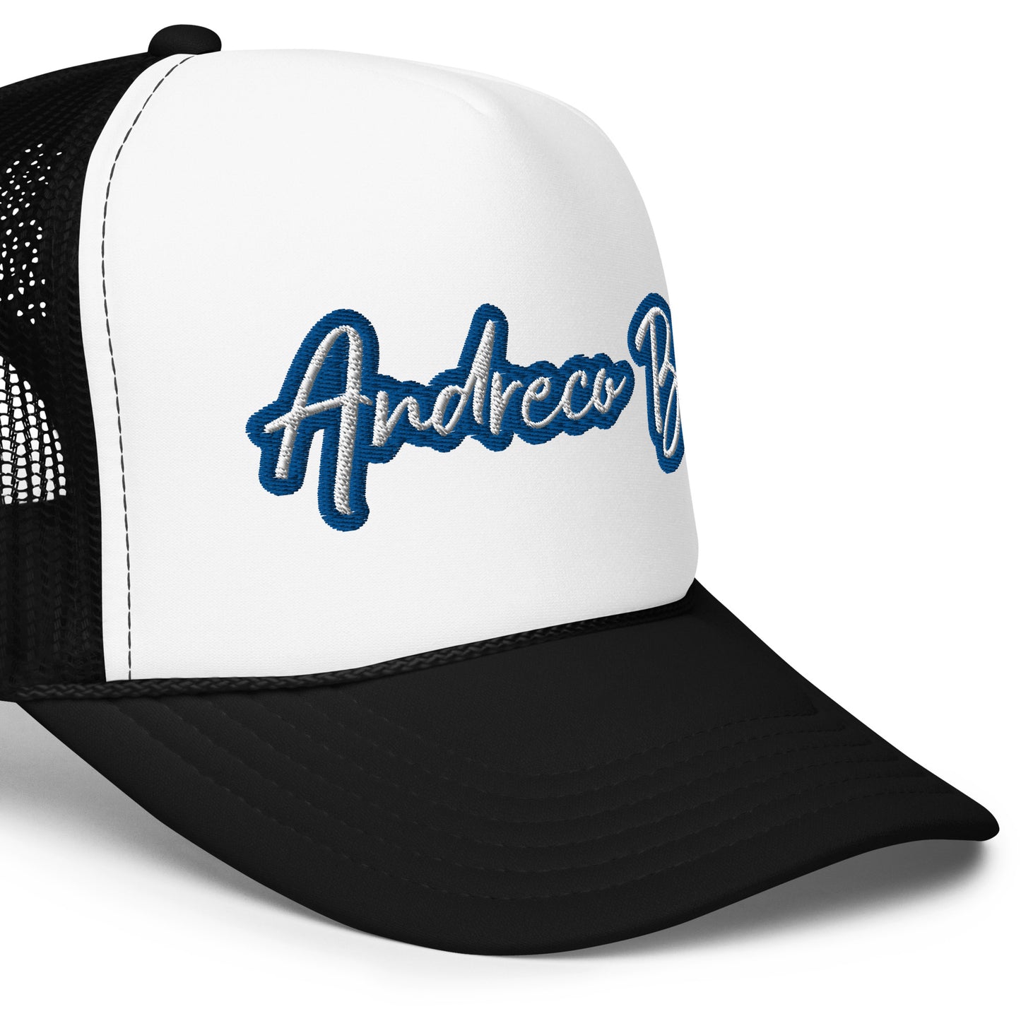 Andreco Bradford’s “Andreco B.” Foam trucker hat