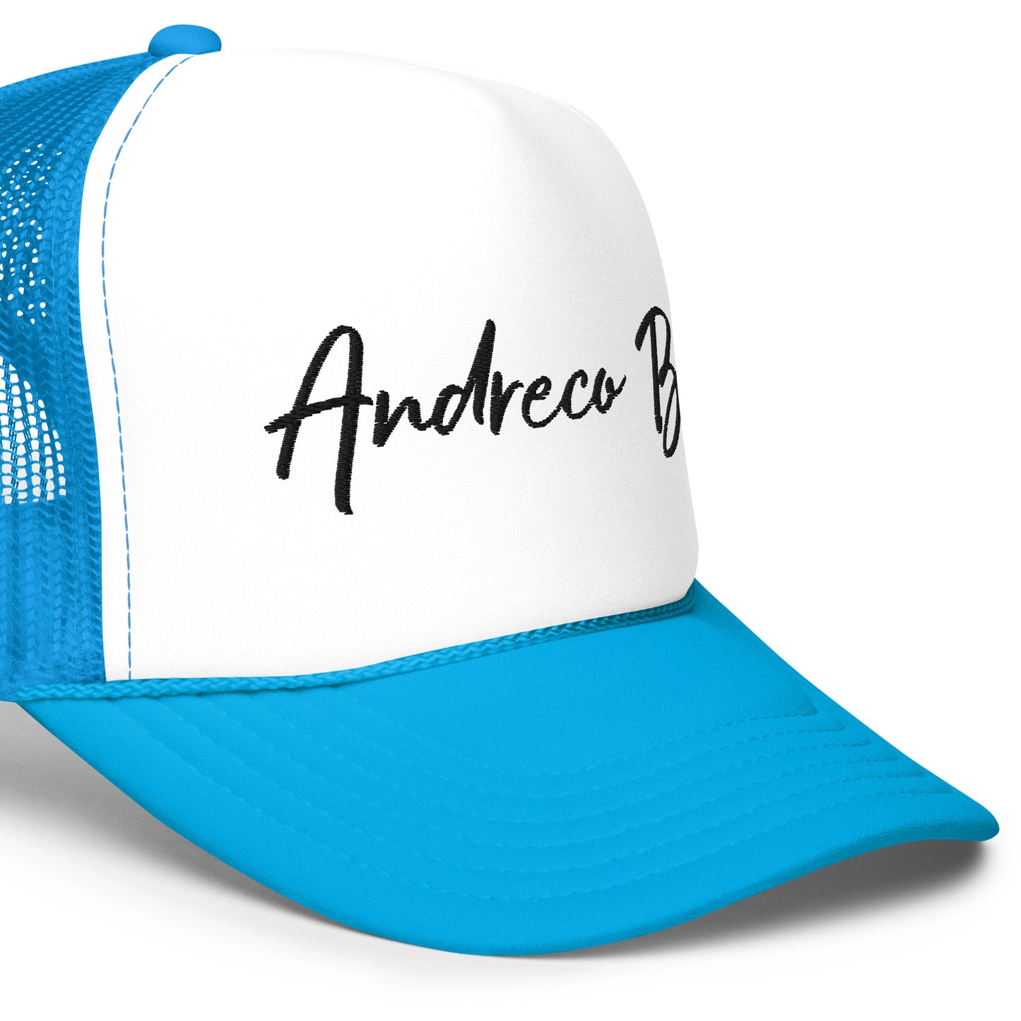 Andreco Bradford’s “Andreco B.” Foam trucker hat