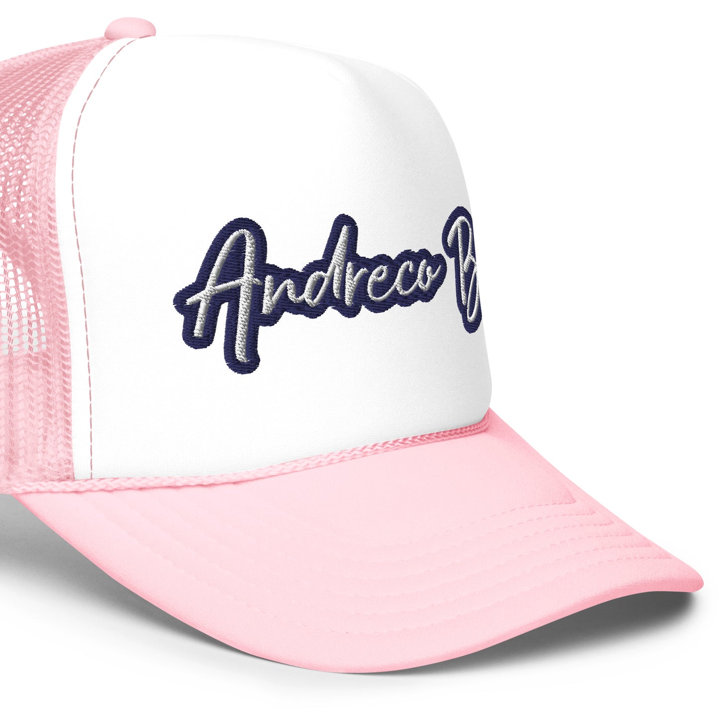 Andrew Bradford’s “Andreco B” Foam trucker hat