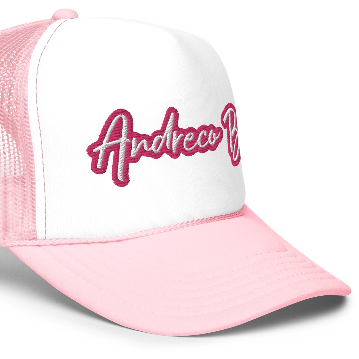 Andreco Bradford’s “Andreco B.” Foam trucker hat