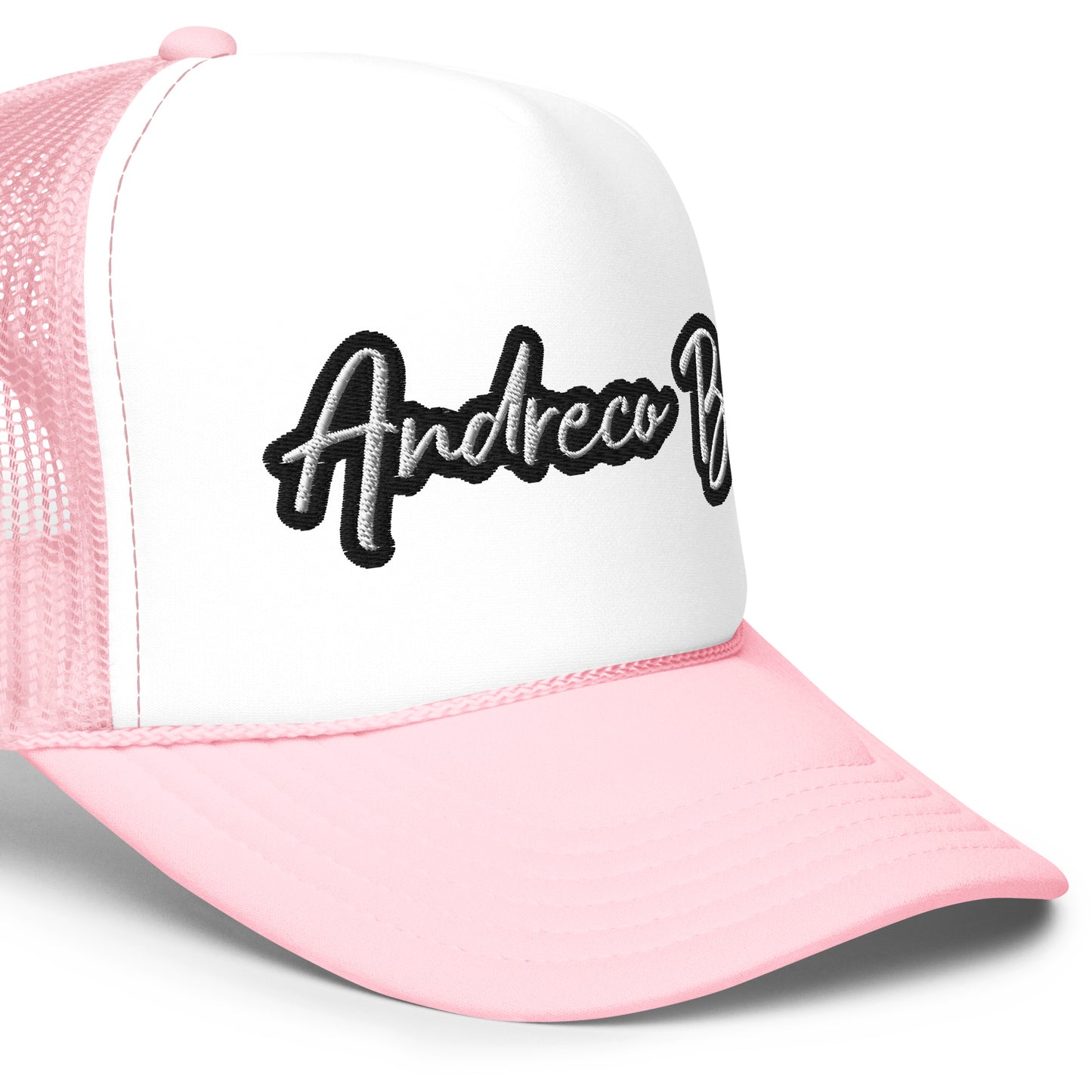 Andreco Bradford’s “Andreco B.” Foam trucker hat