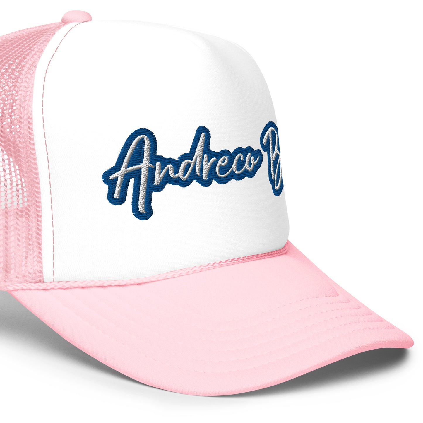 Andreco Bradford’s “Andreco B.” Foam trucker hat