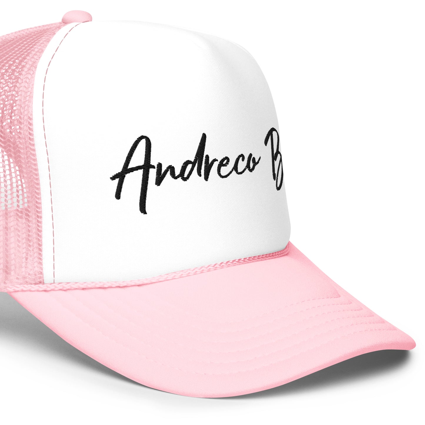 Andreco Bradford’s “Andreco B.” Foam trucker hat