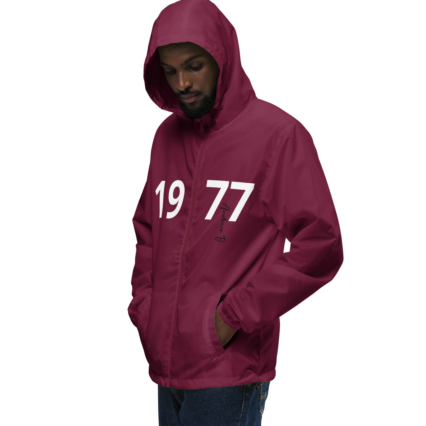 Andreco Bradford’s “Andreco B.” lightweight zip up windbreaker